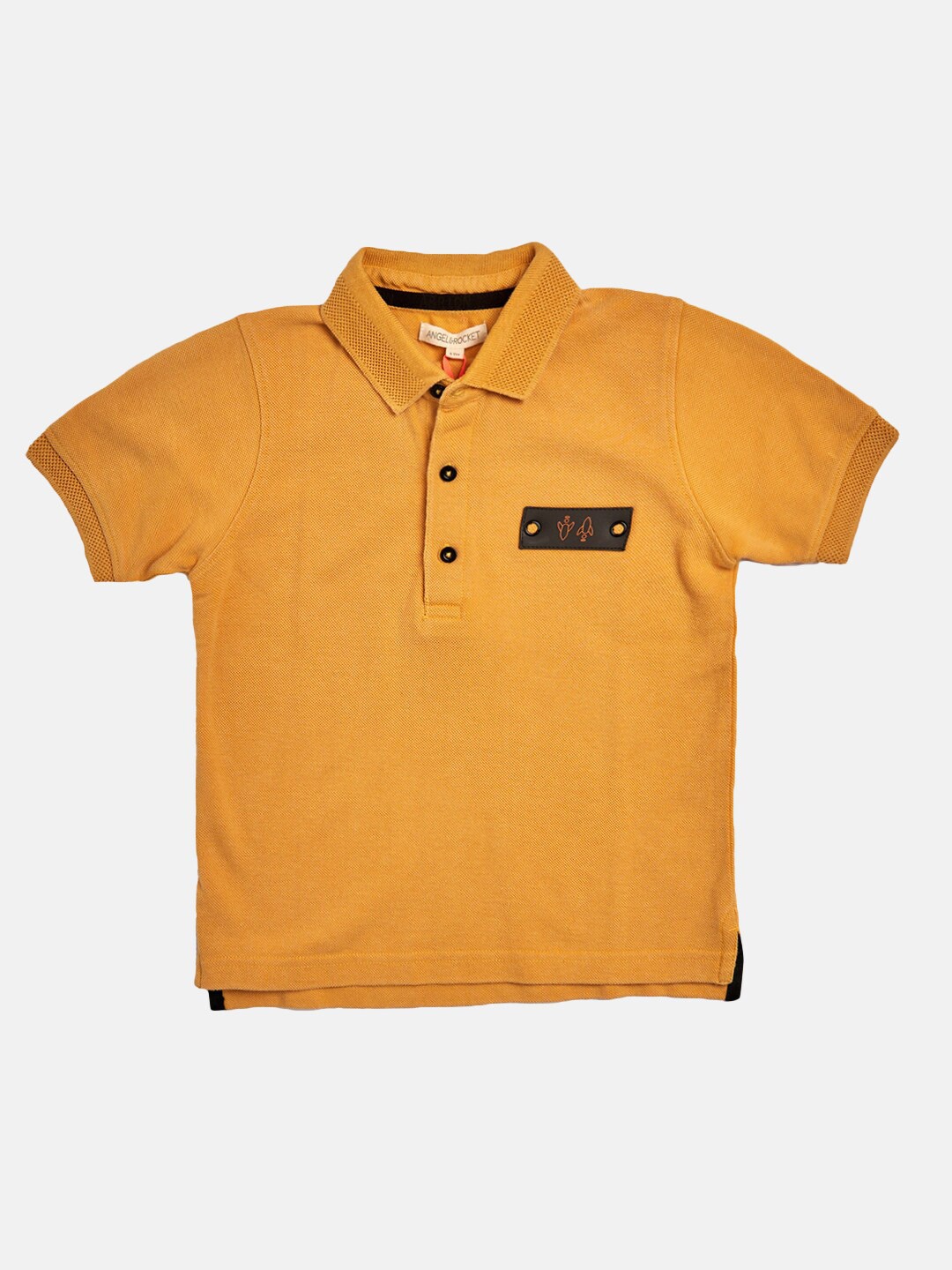

Angel & Rocket Boys Orange Polo Collar T-shirt