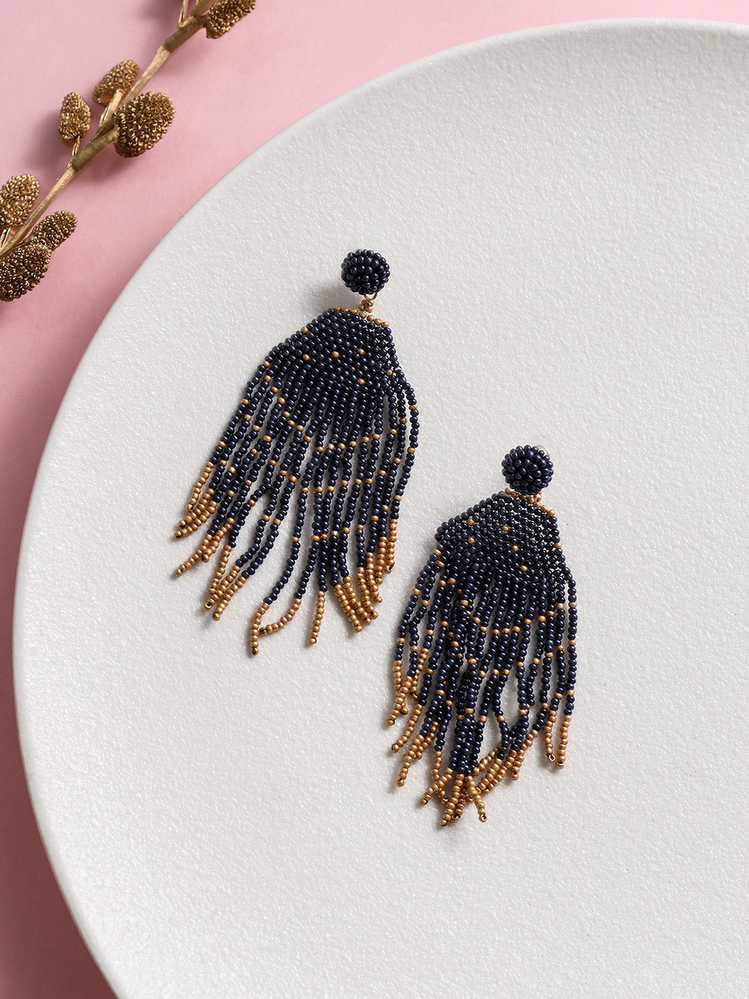 

W Blue Contemporary Drop Earrings