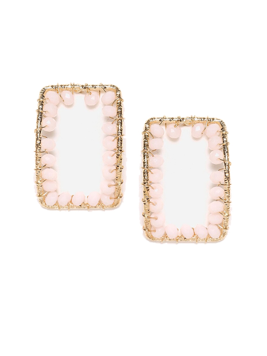 

W Beige Geometric Studs Earrings