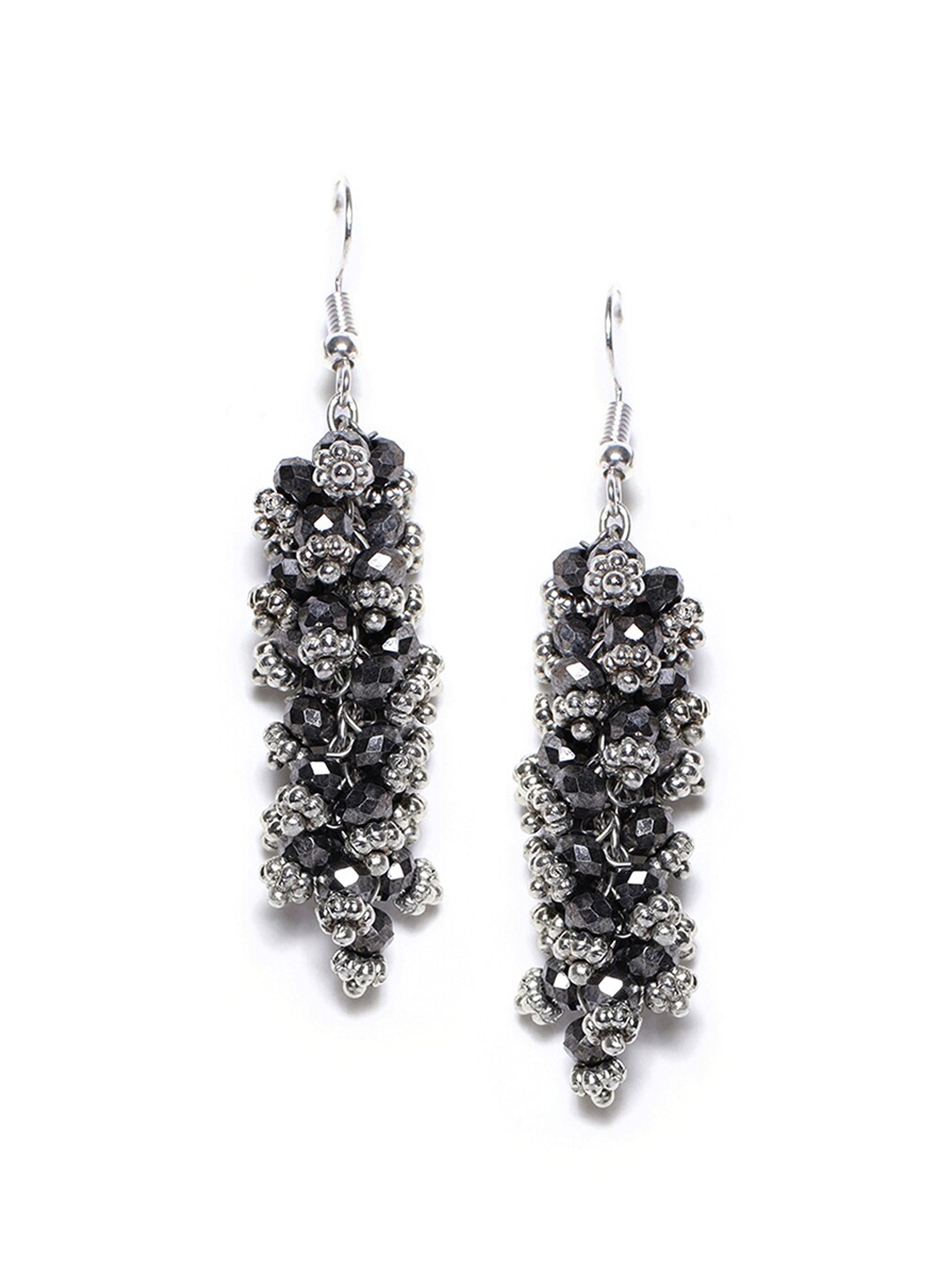 

W Green Leaf Shaped Drop Earrings