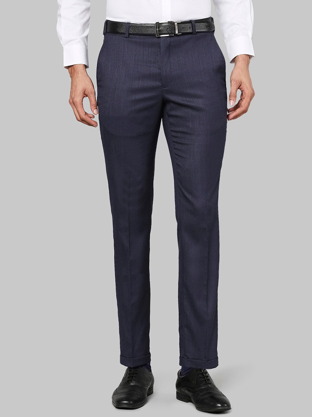 

Park Avenue Men Blue Slim Fit Trousers