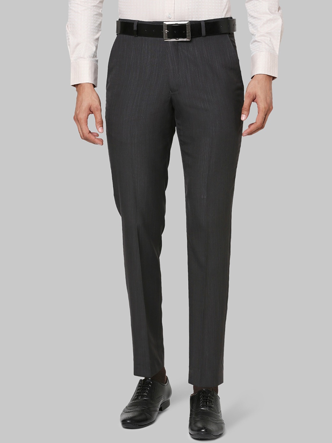 

Park Avenue Men Grey Trousers