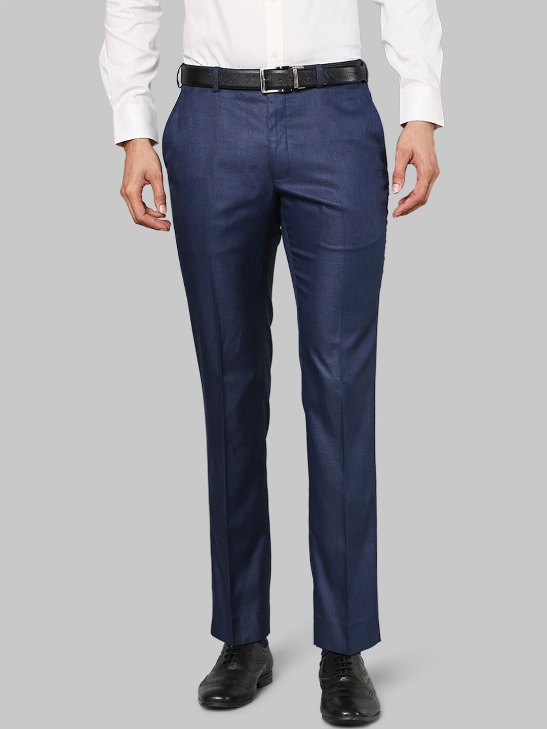 

Park Avenue Men Blue Slim Fit Trousers