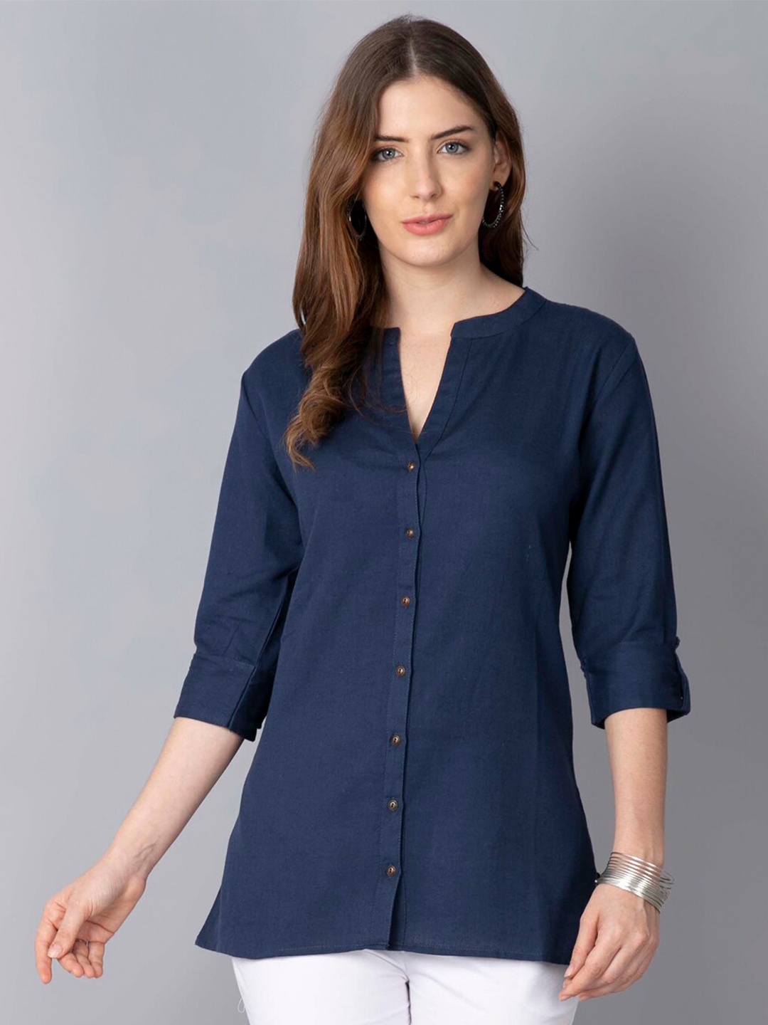 

Pistaa Navy Blue Kurti