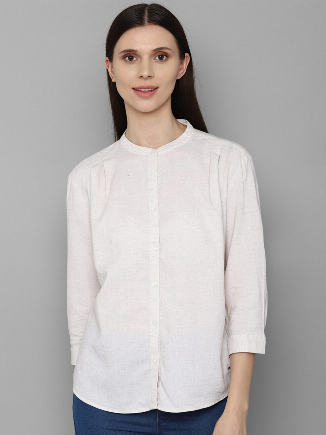 

Allen Solly Woman Women White Casual Shirt