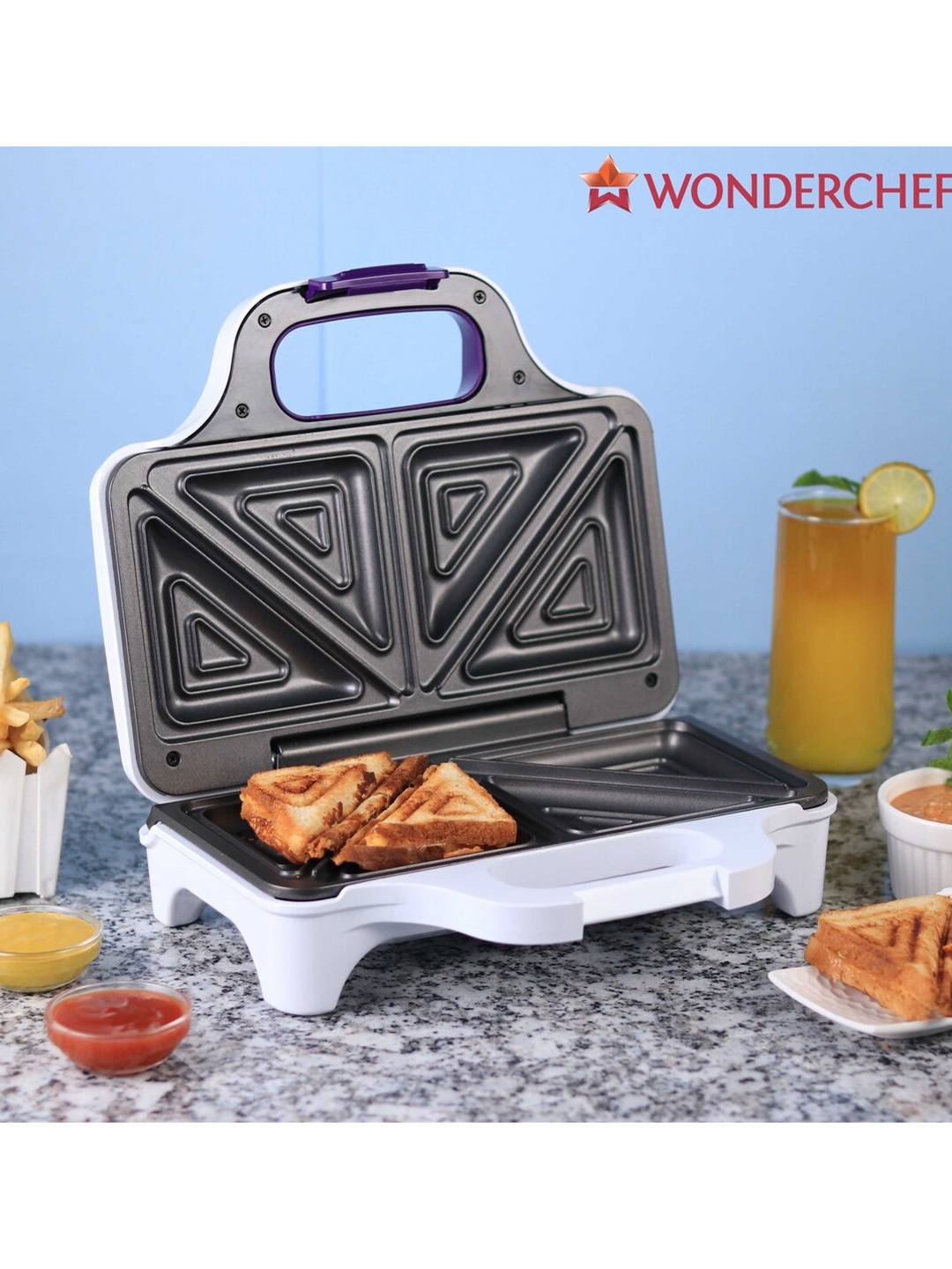 

Wonderchef Deep Pocket Sandwich Maker 830 W, Multi