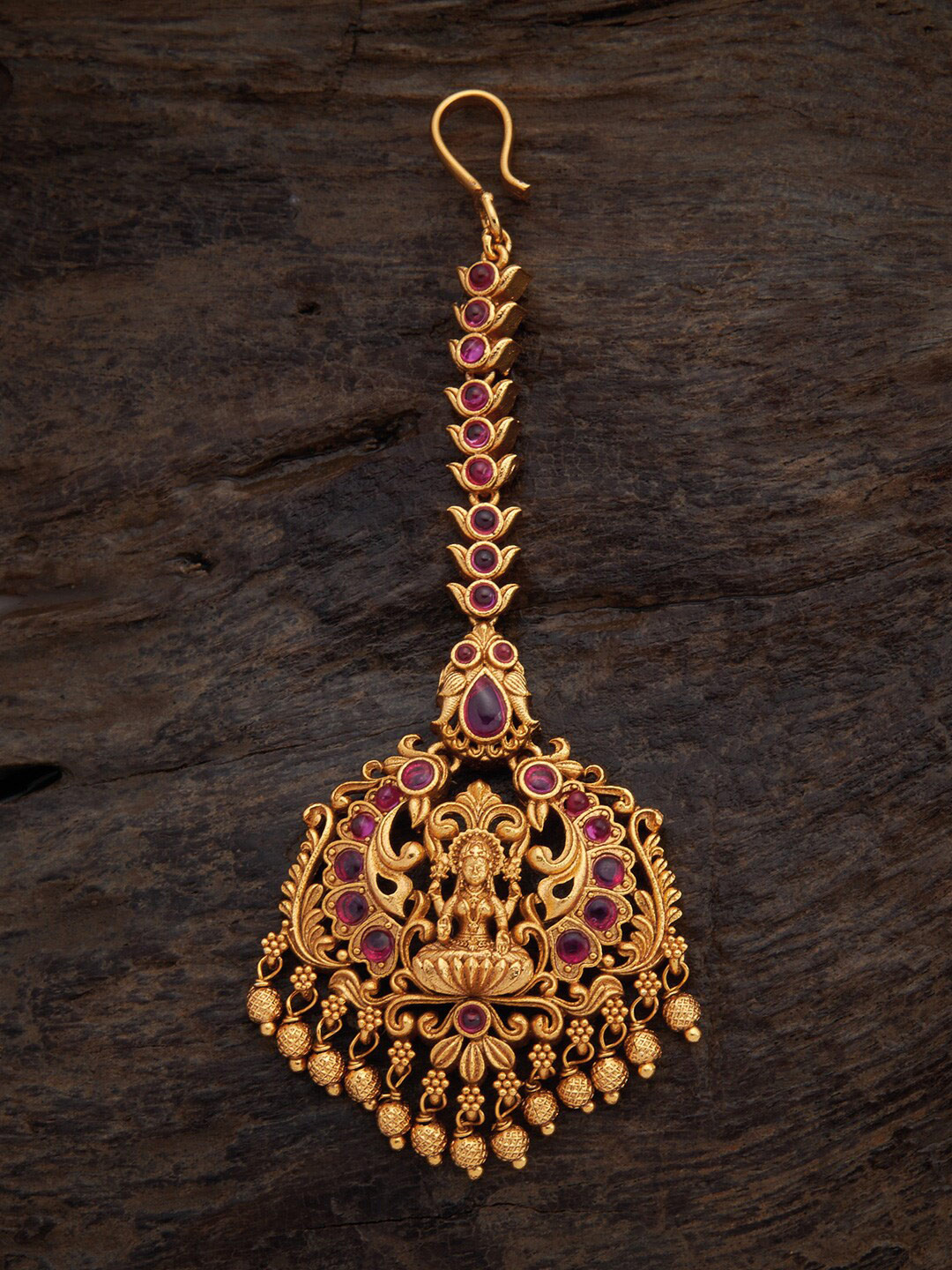 

Kushal's Fashion Jewellery Women Red Embellished Hair Accessory