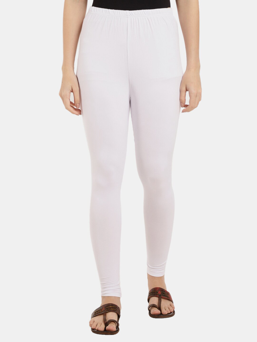 

V-Mart Women Ankle-Length Leggings, White