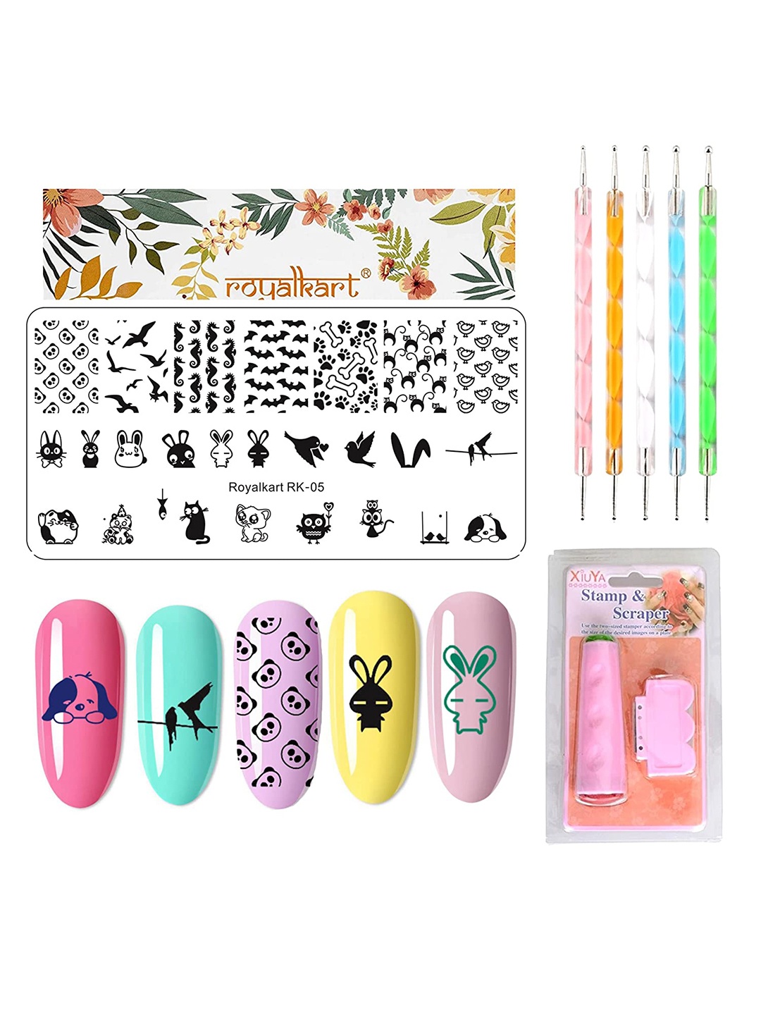 

royalkart Nail Art Stamping Kit, Na