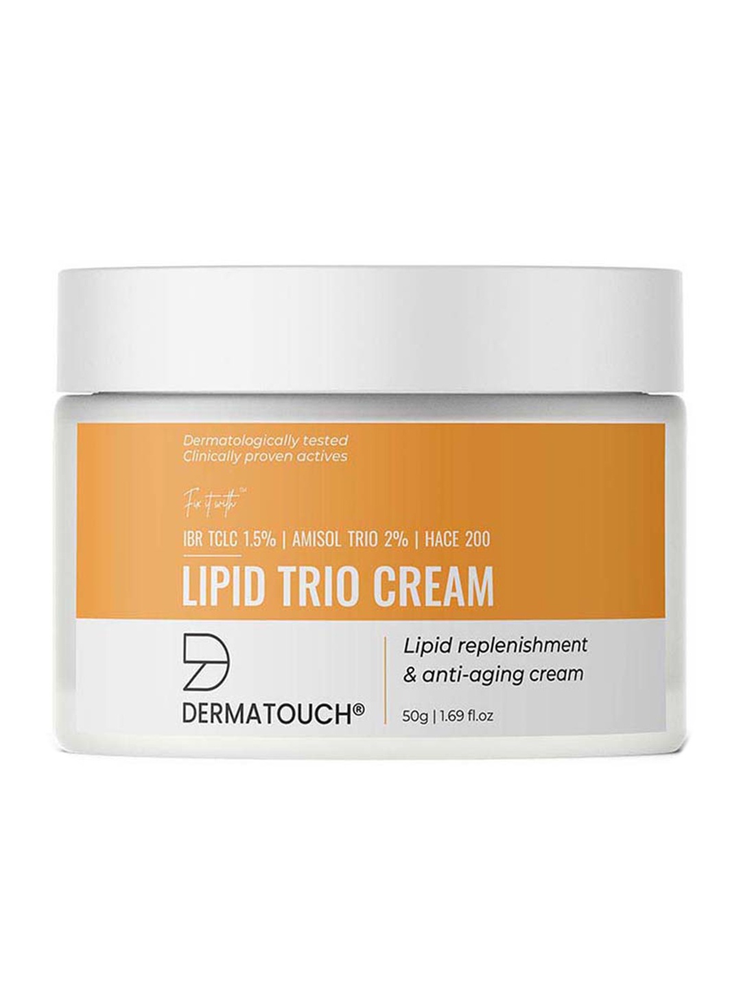 

Dermatouch Lipid Trio Face Cream - 50 g, White