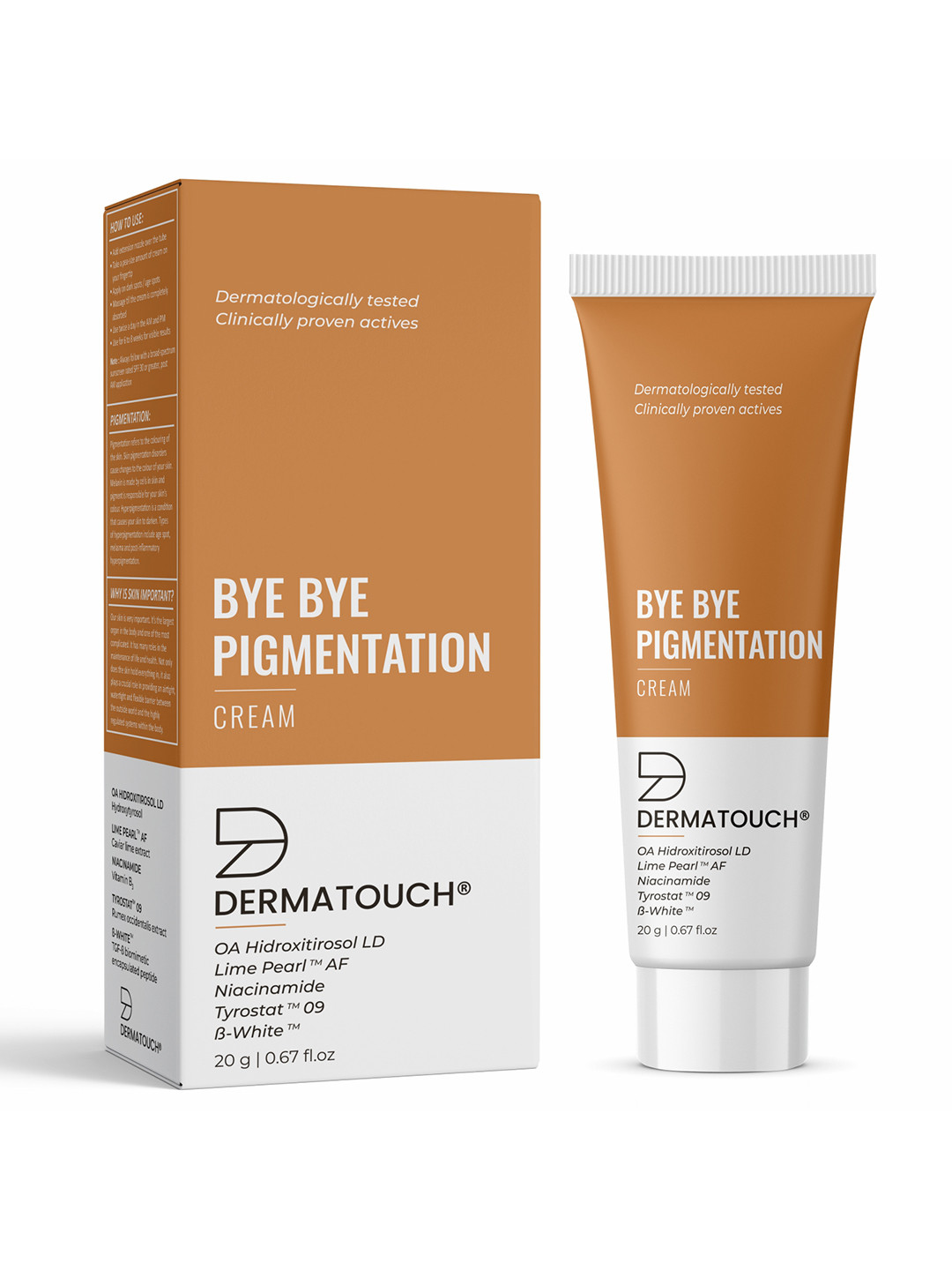 

Dermatouch Bye Bye Pigmentation Cream - 20 g, White