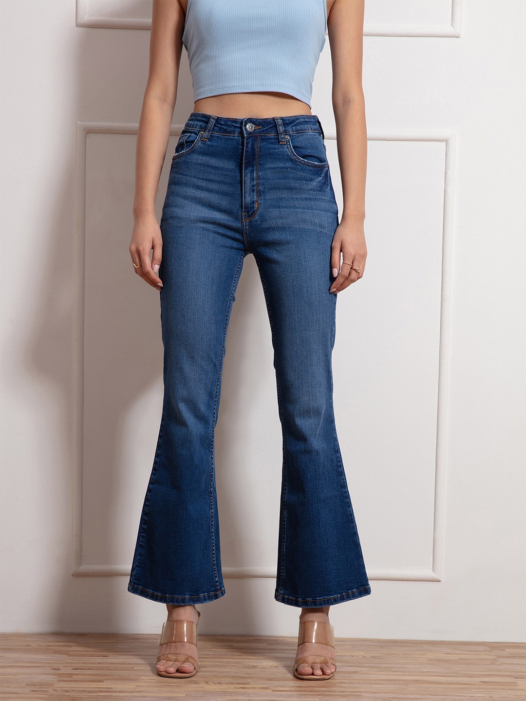 

20Dresses Women Blue Bootcut Light Fade Jeans