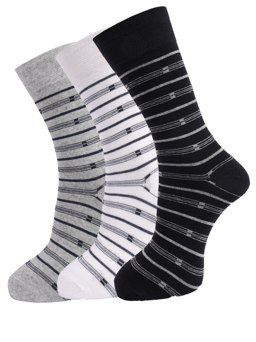 

Dollar Socks Men Pack Of 3 Assorted Above Ankle-Length Cotton Socks