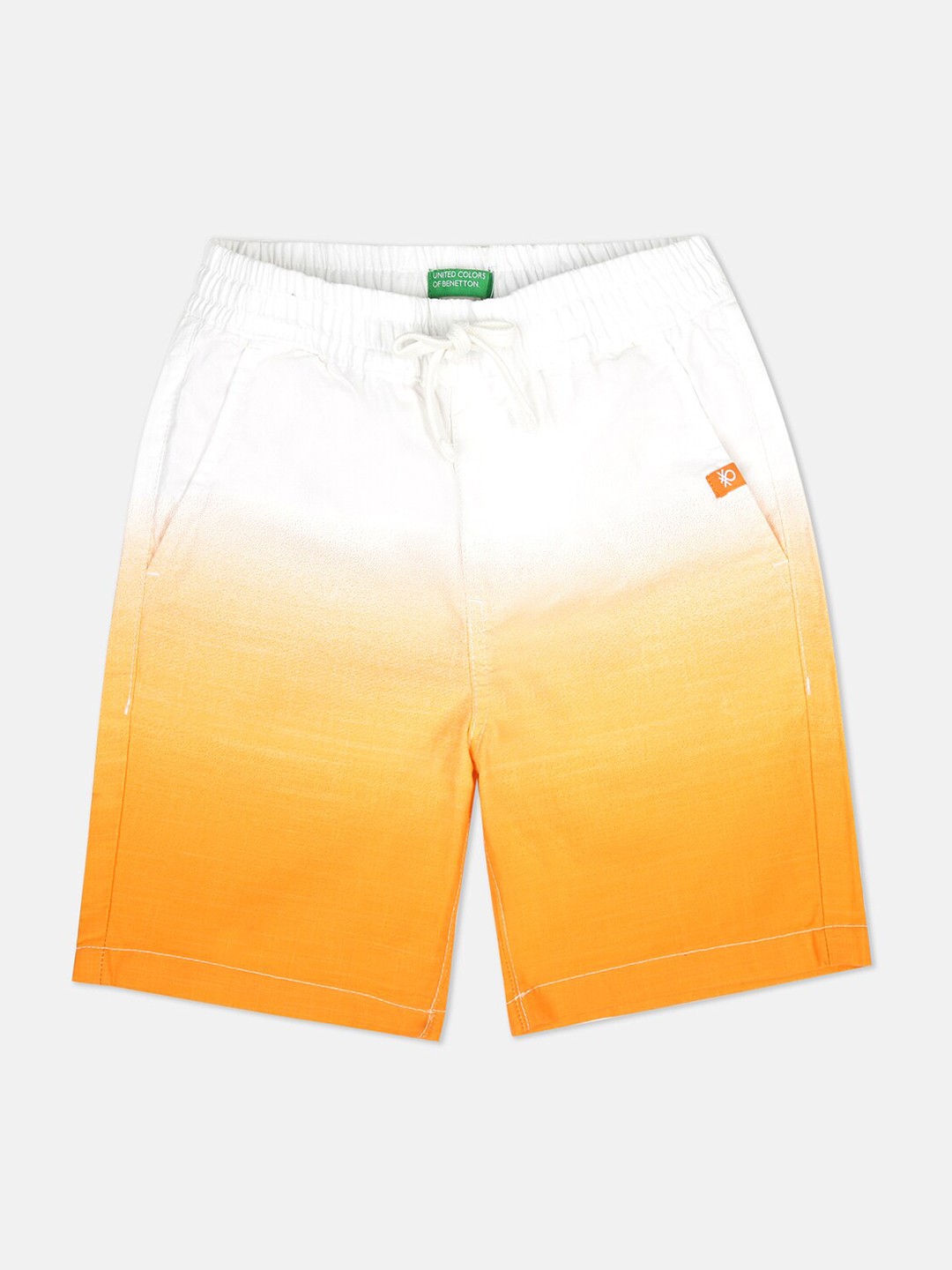 

United Colors of Benetton Boys Orange Ombre Shorts