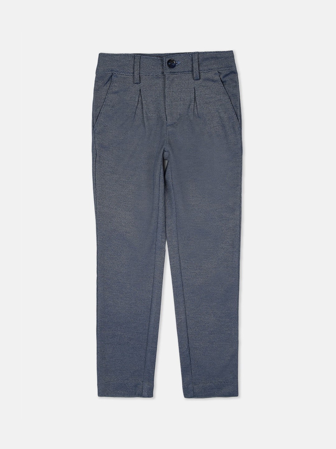 

United Colors of Benetton Boys Navy Blue Pleated Trousers