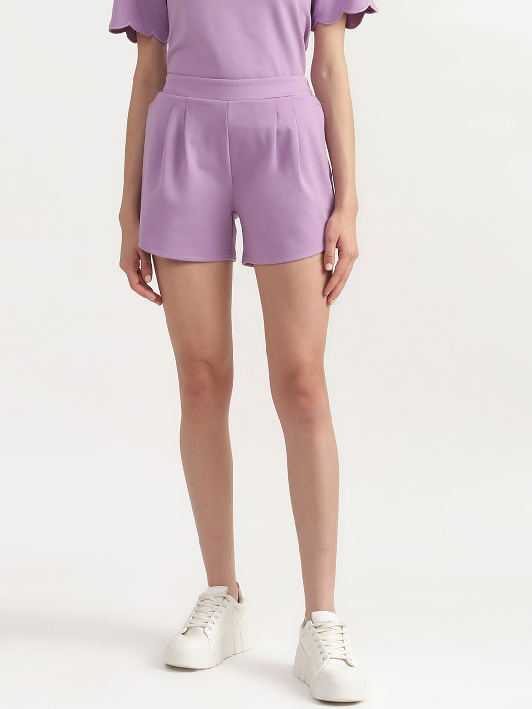 

United Colors of Benetton Women Grey Shorts