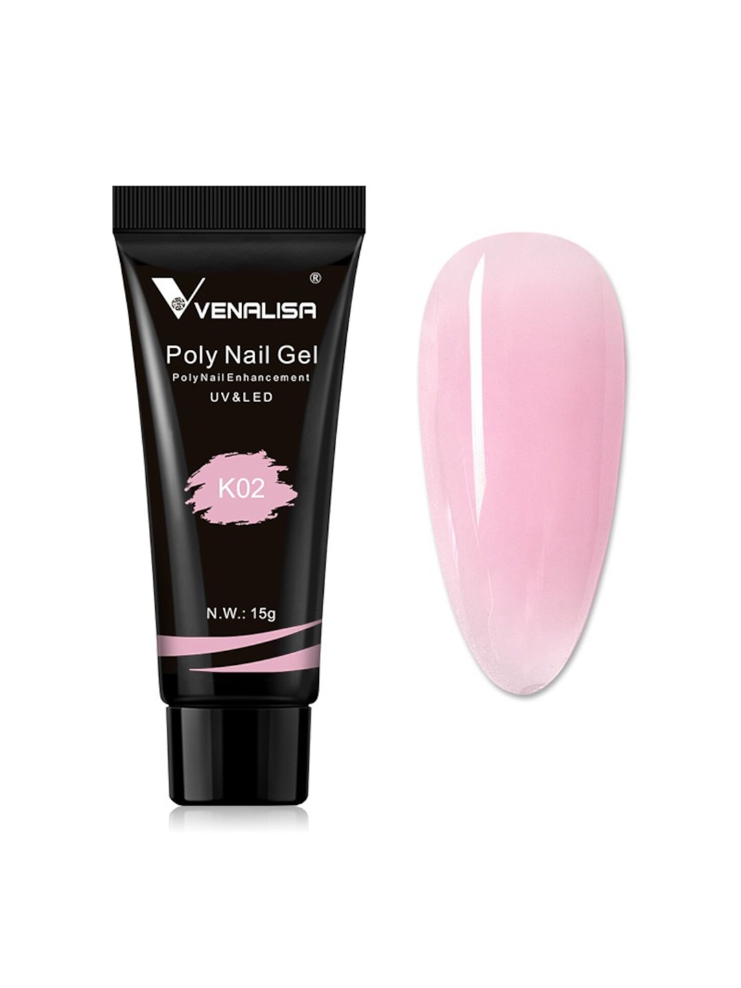 

VENALISA Poly Nail Extension Gel Polish - ven-pg-k02 15 ml, Multi