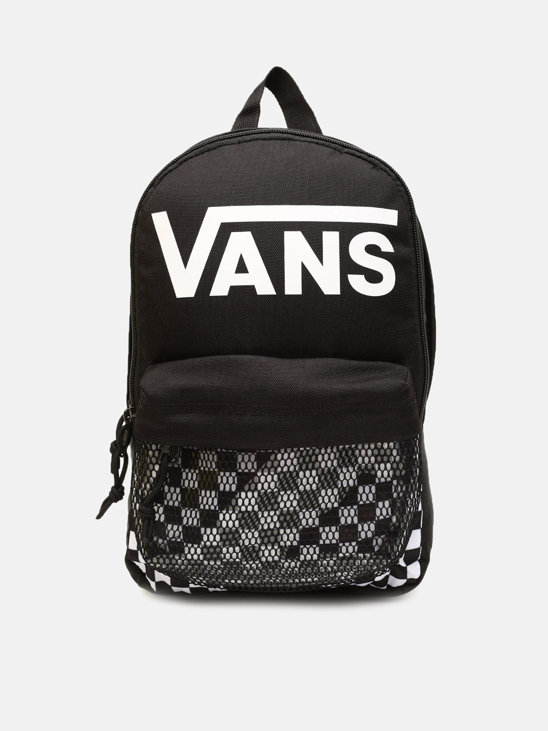 

Vans Women Black & White Typography Backpack