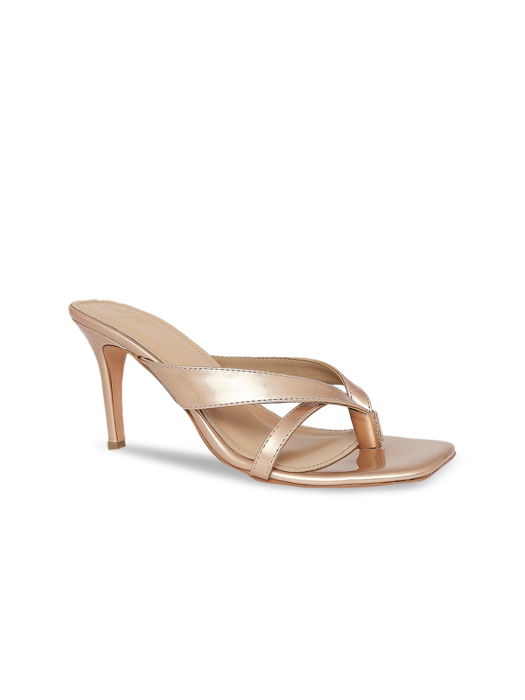

Tao Paris Rose Gold PU Stiletto Sandals