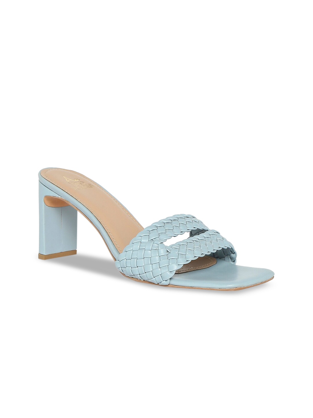 

Tao Paris Blue PU Block Sandals