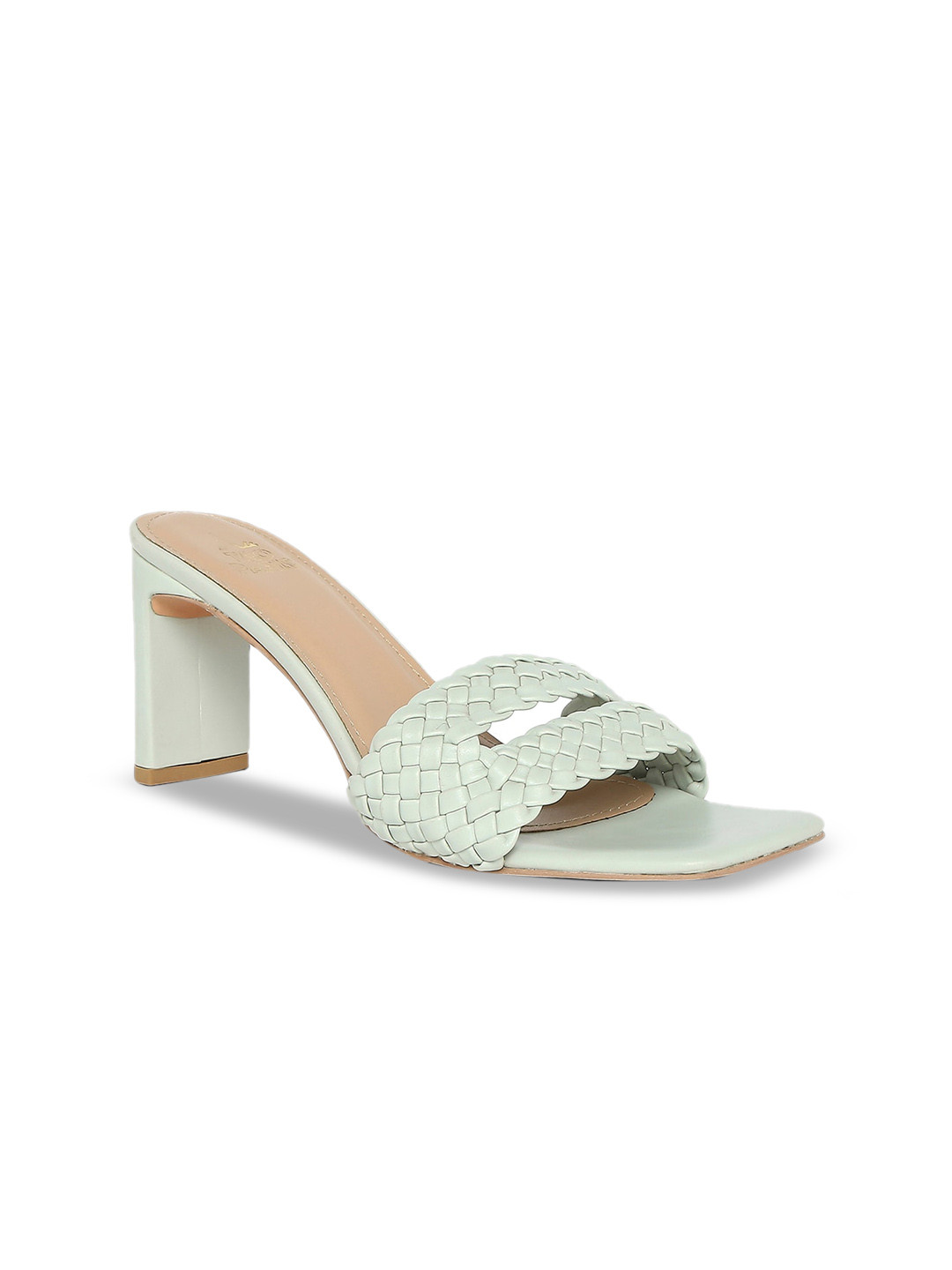 

Tao Paris Green PU Block Sandals