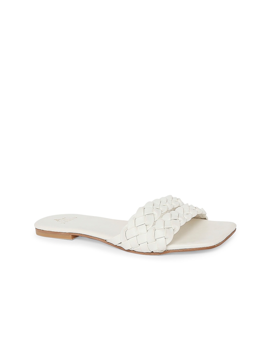 

Tao Paris Women White Open Toe Flats