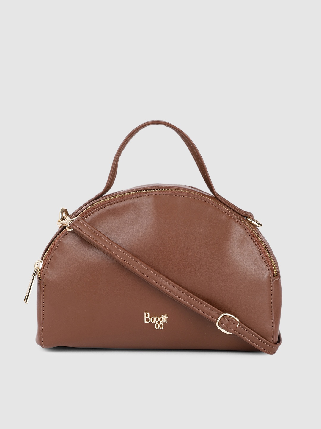 

Baggit Brown Half Moon Handheld Bag