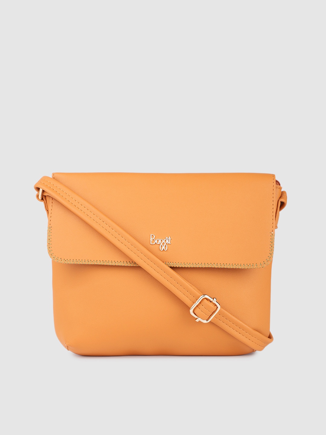 

Baggit Orange Structured Sling Bag