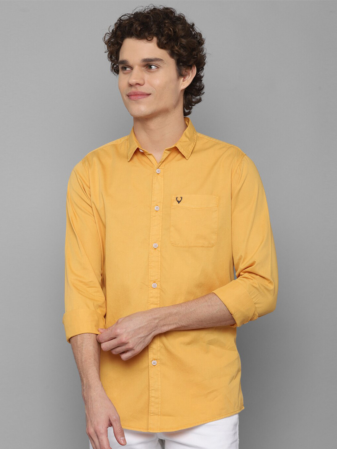 

Allen Solly Sport Men Yellow Casual Shirt