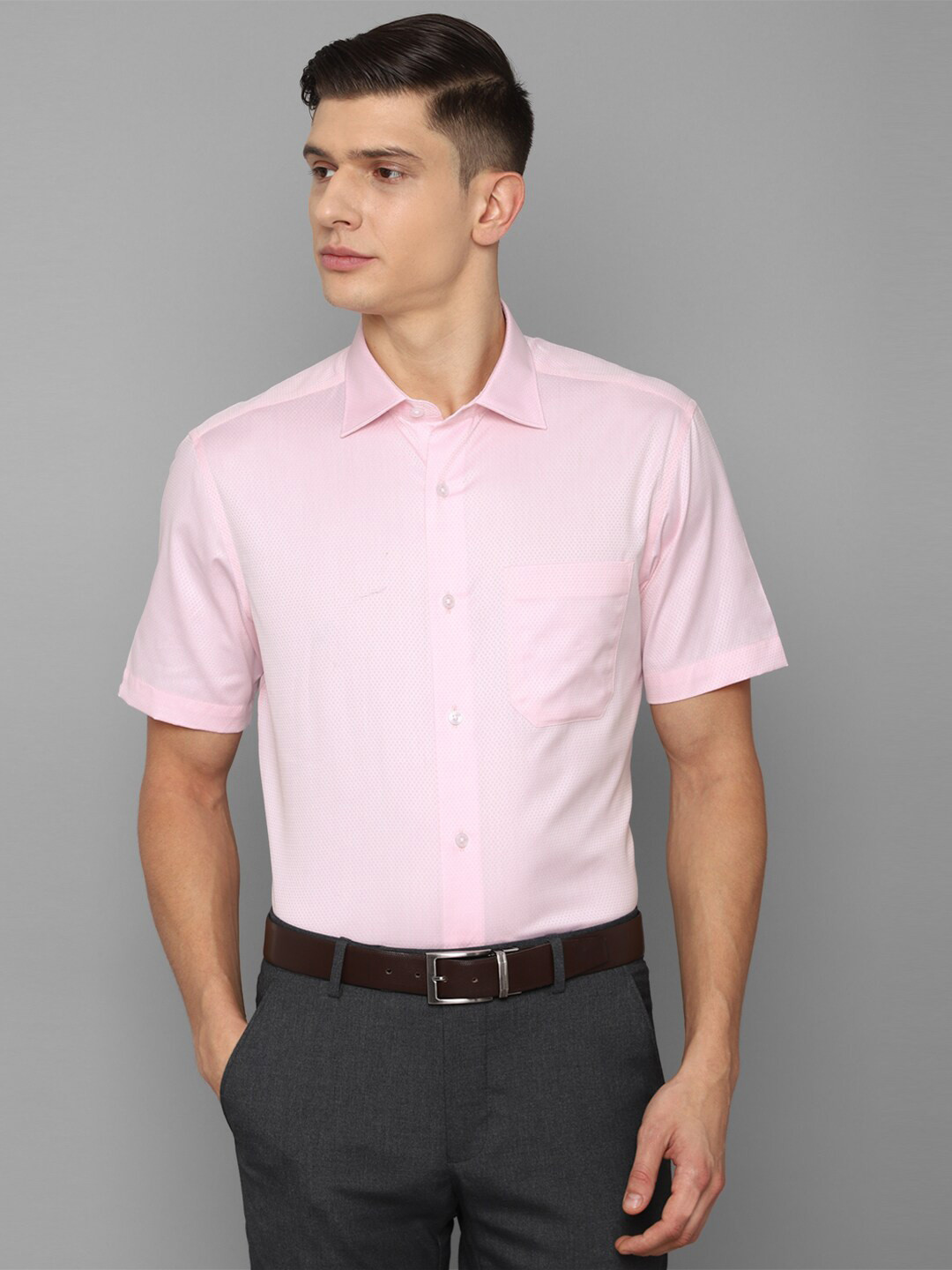 

Louis Philippe Men Pink Formal Shirt