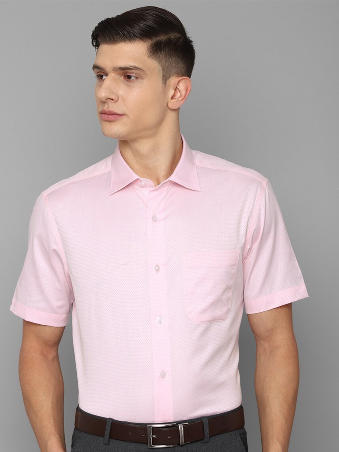 

Louis Philippe Men Pink Formal Shirt