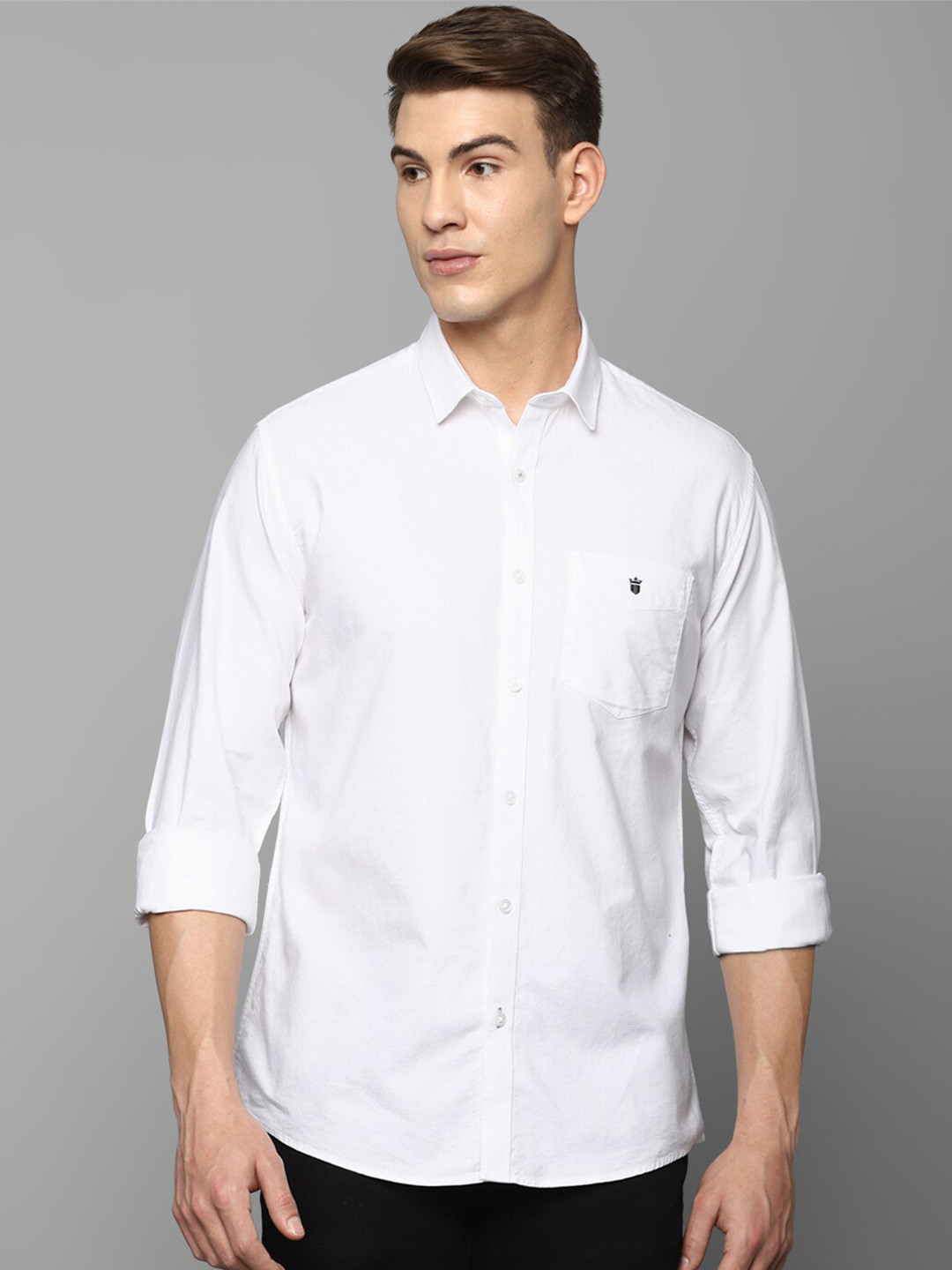 

Louis Philippe Sport Men White Slim Fit Casual Shirt