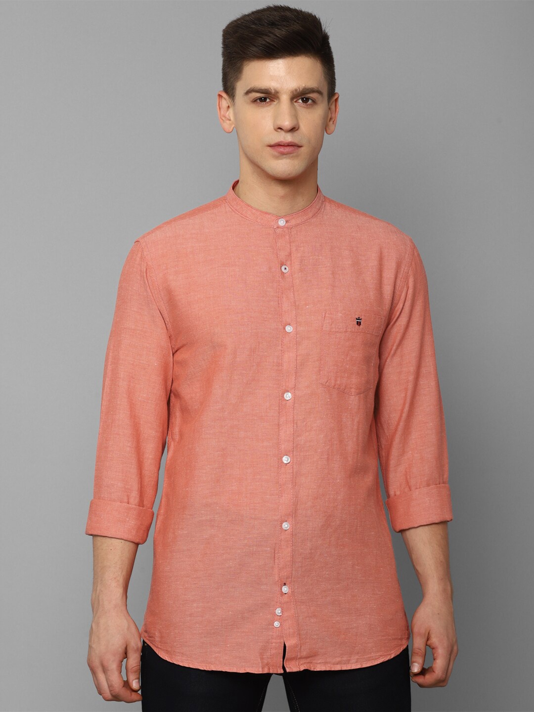 

Louis Philippe Sport Men Orange Slim Fit Casual Shirt