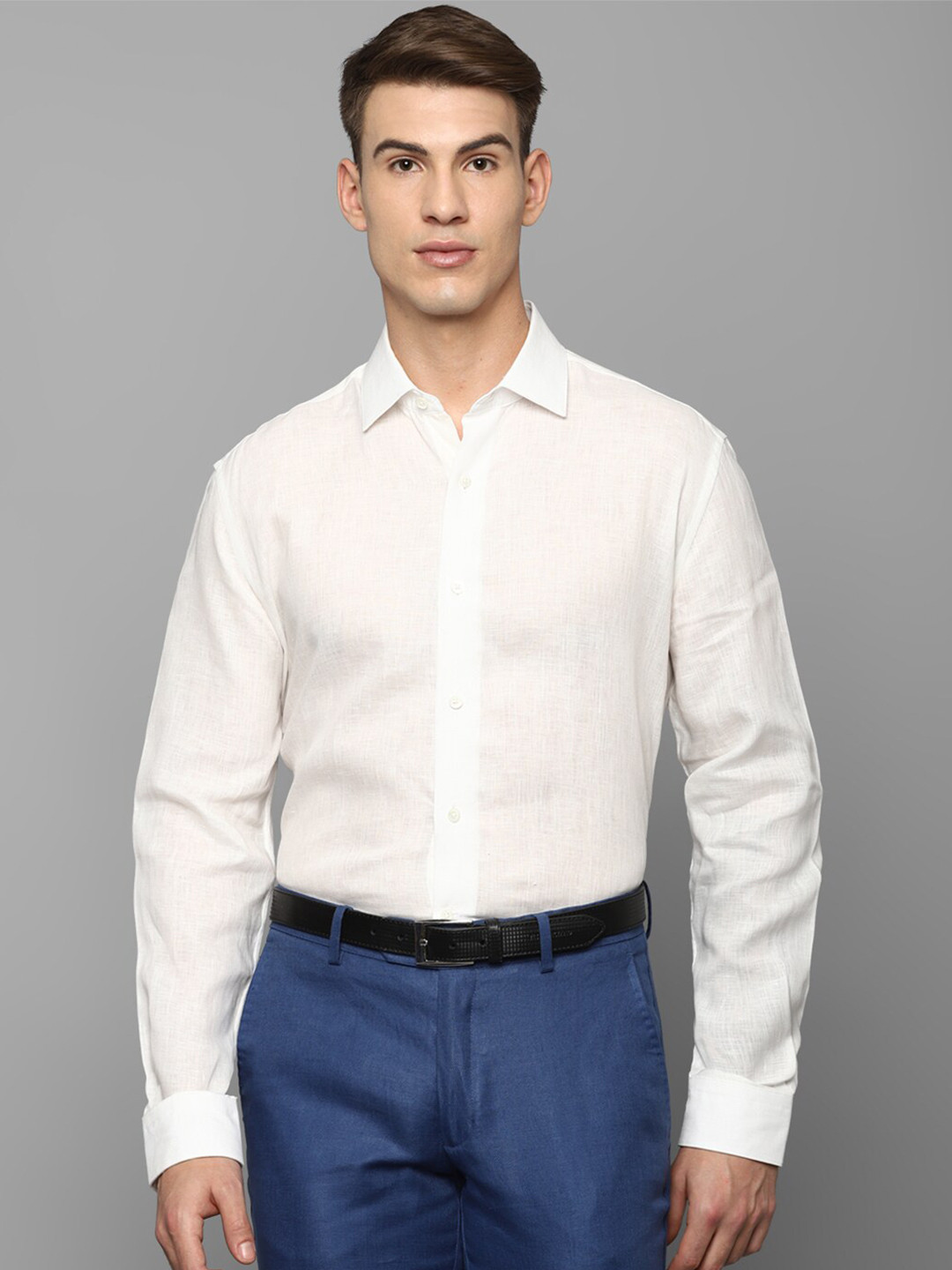 

Luxure by Louis Philippe Men White Formal Shirt