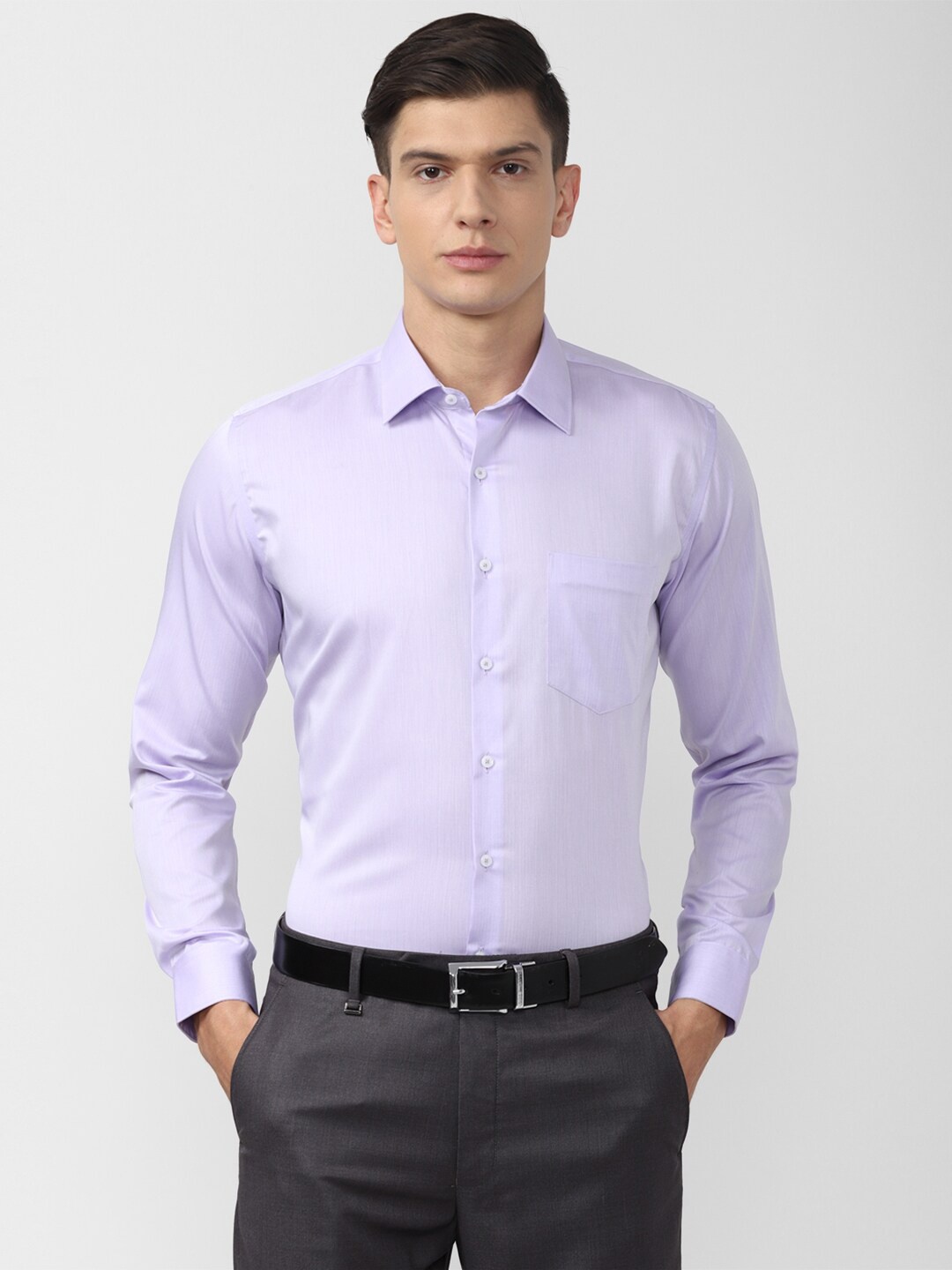 

Van Heusen Men Purple Slim Fit Formal Shirt