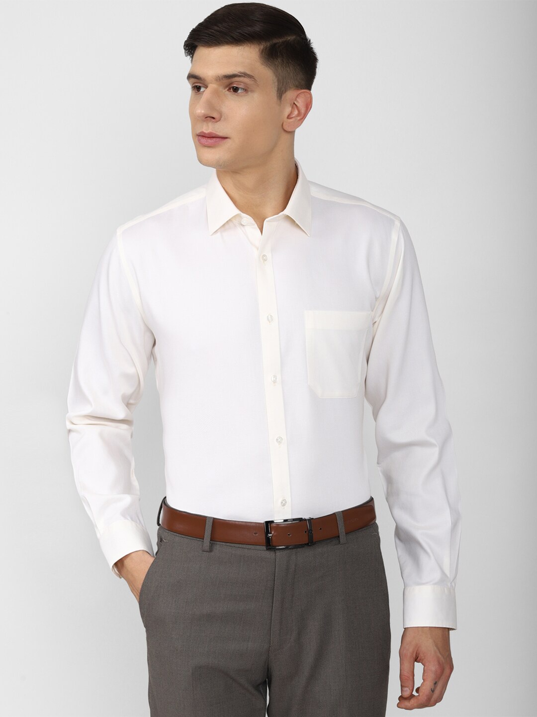 

Van Heusen Men White Formal Shirt