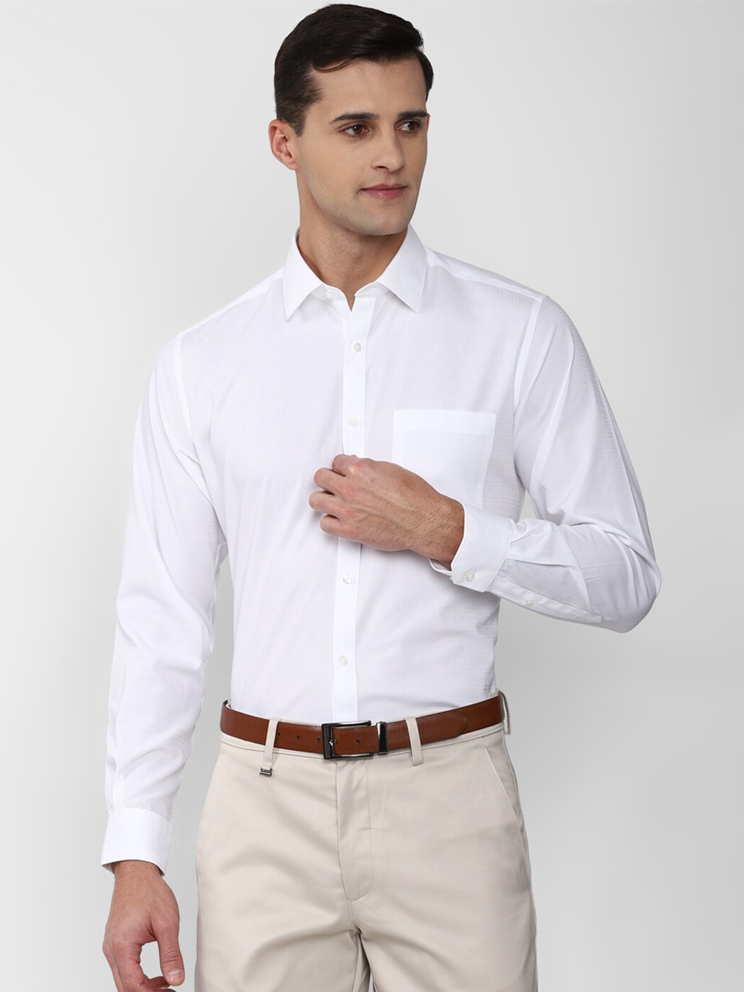 

Van Heusen Men White Formal Shirt