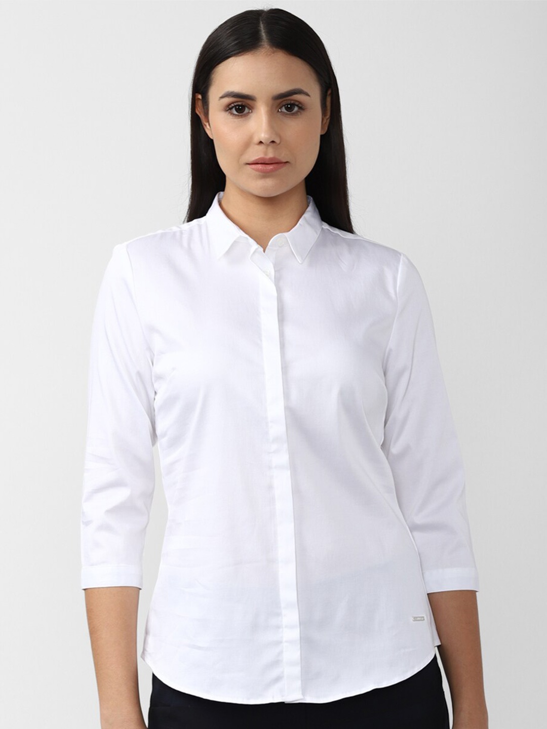 

Van Heusen Woman Women White Casual Shirt