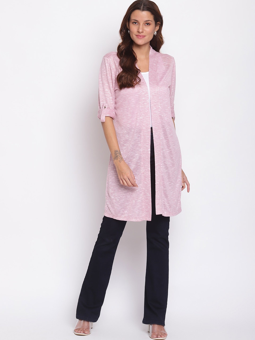 

Latin Quarters Women Pink Shrug