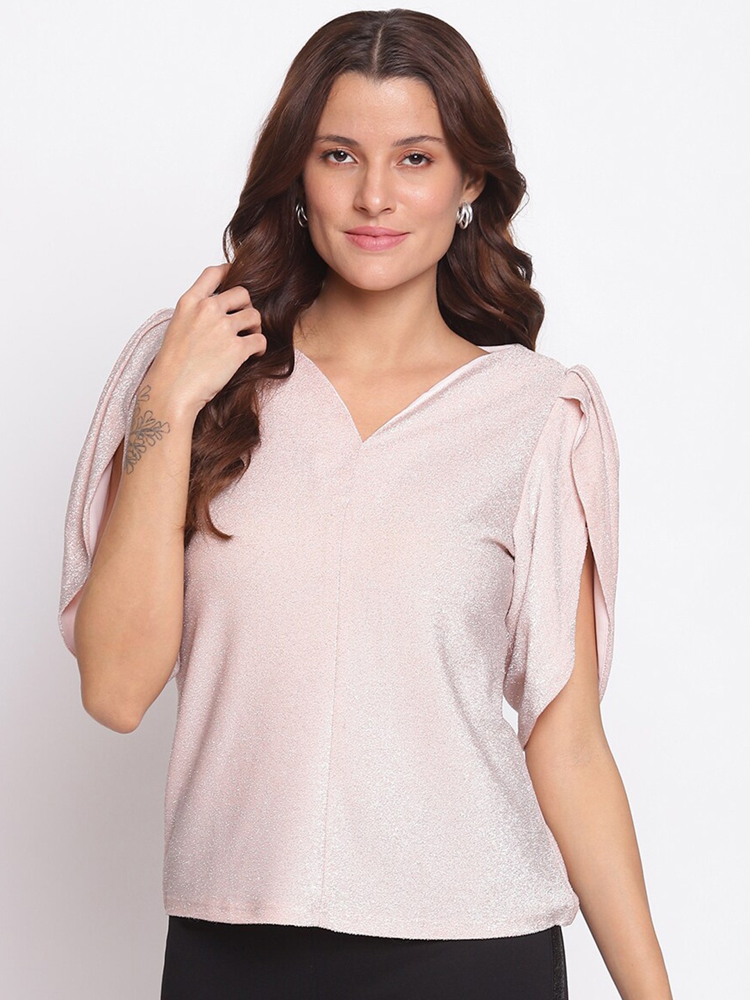 

Latin Quarters Pink Solid Top