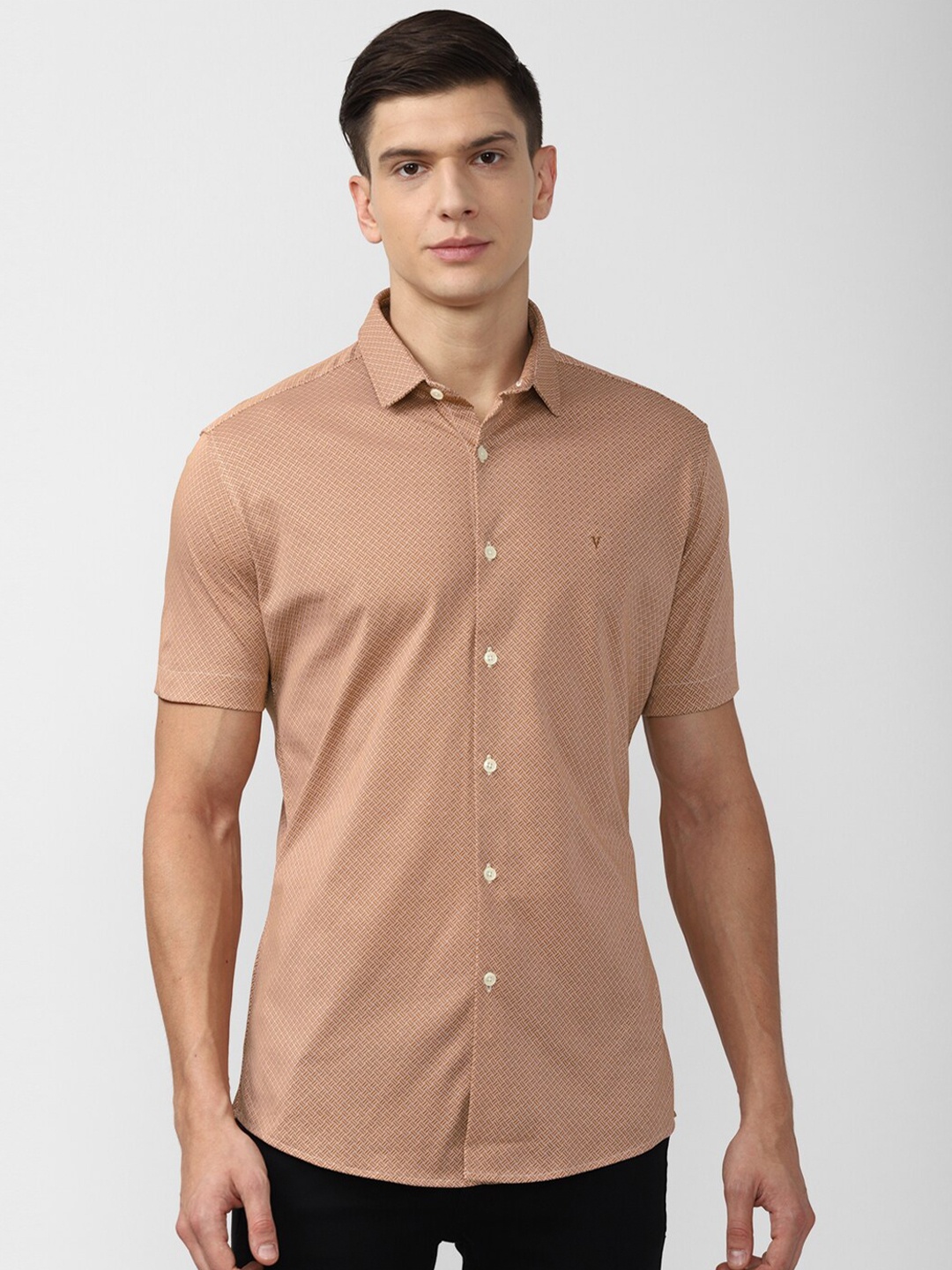 

Van Heusen Sport Men Brown Slim Fit Casual Shirt