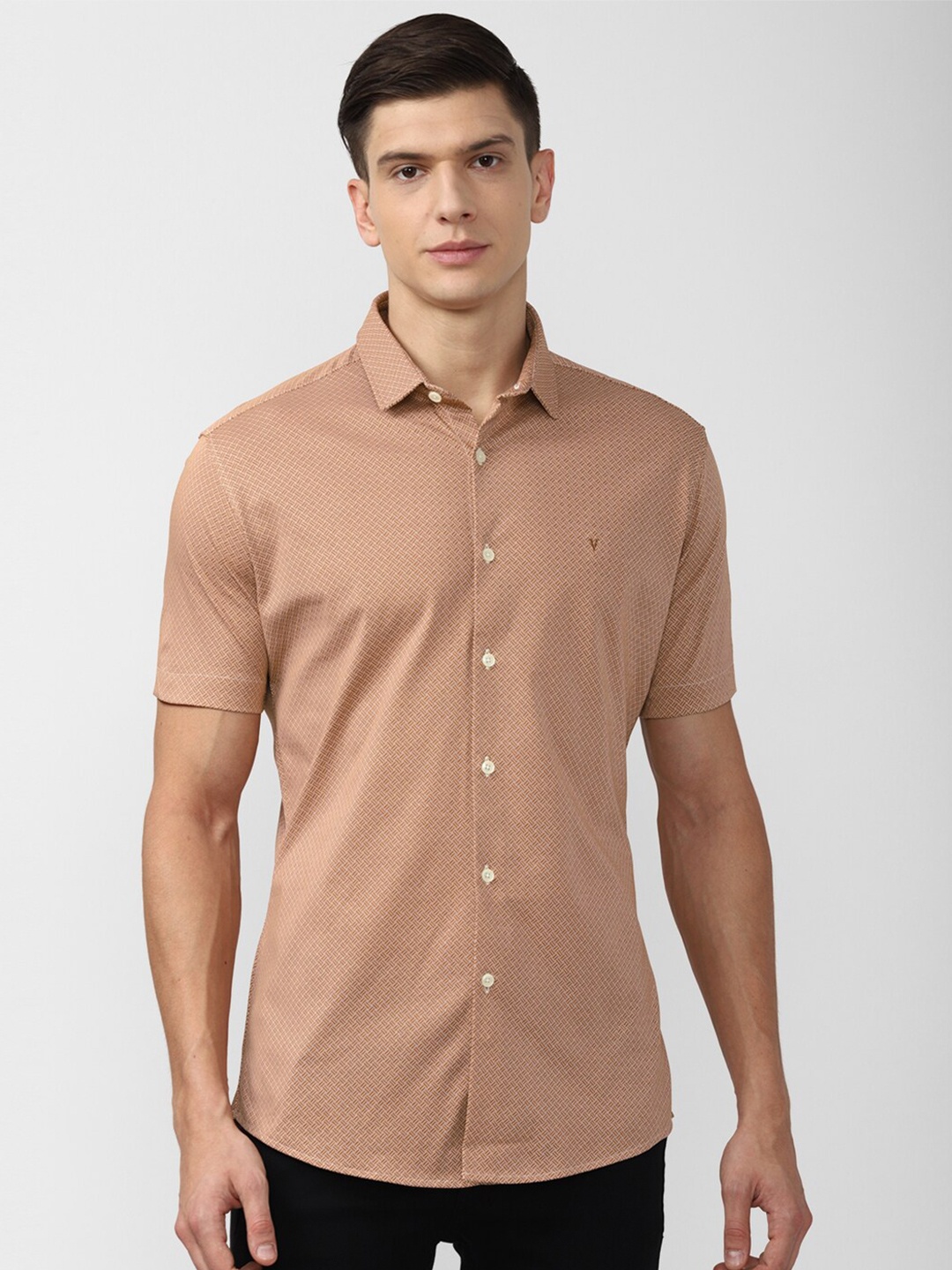 

Van Heusen Sport Men Brown Slim Fit Casual Shirt