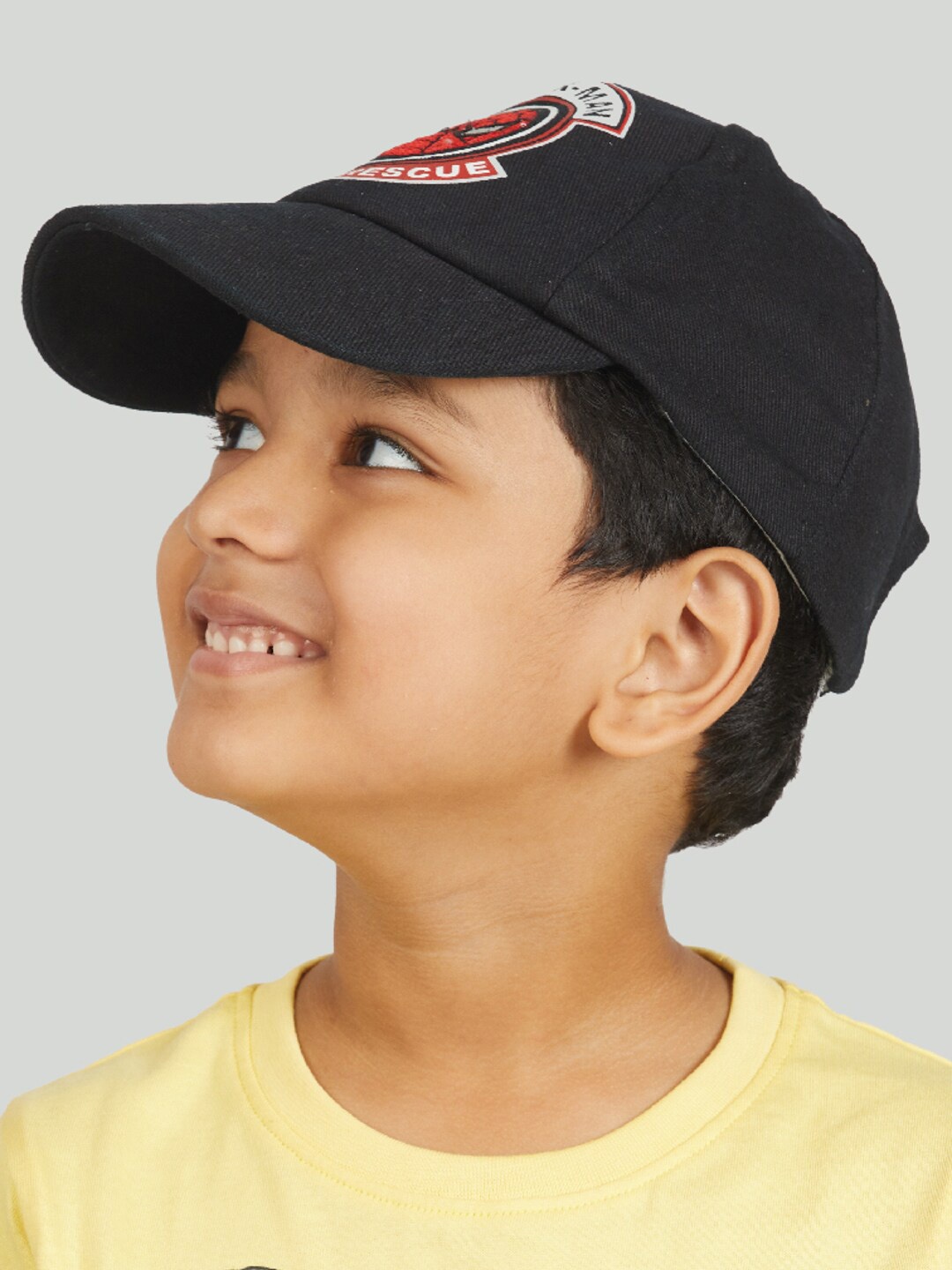 

Zalio Boys Black Spider-Man Printed Baseball Cap