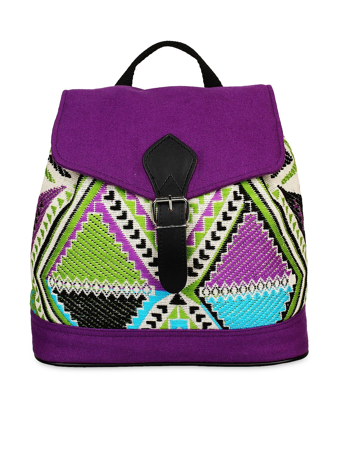 

Anekaant Girls Purple Patterned Backpack