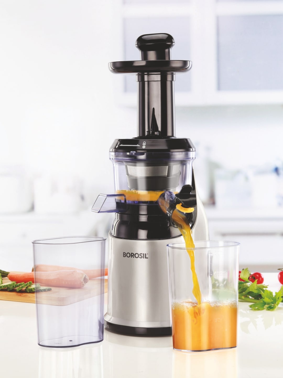 

BOROSIL Black Health Pro 200-Watt Slow Juicer