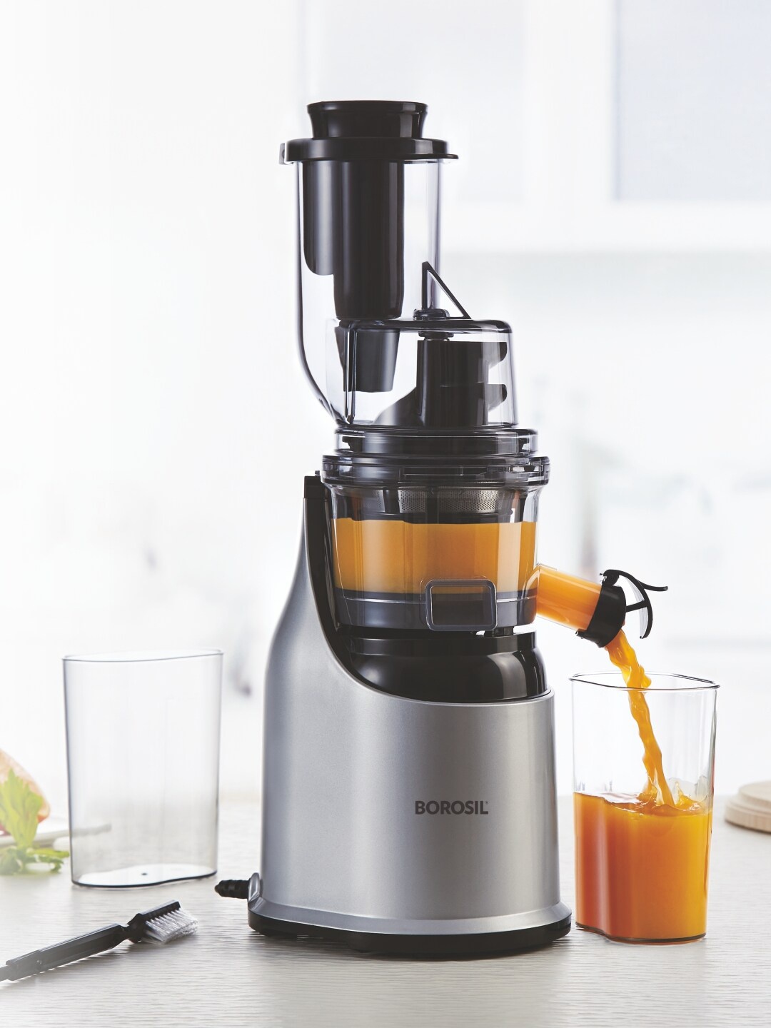 

BOROSIL Black 200W Health Pro Cold Press Slow Juicer