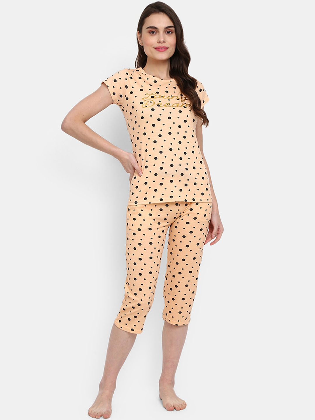 

V-Mart Women Pink Night suits