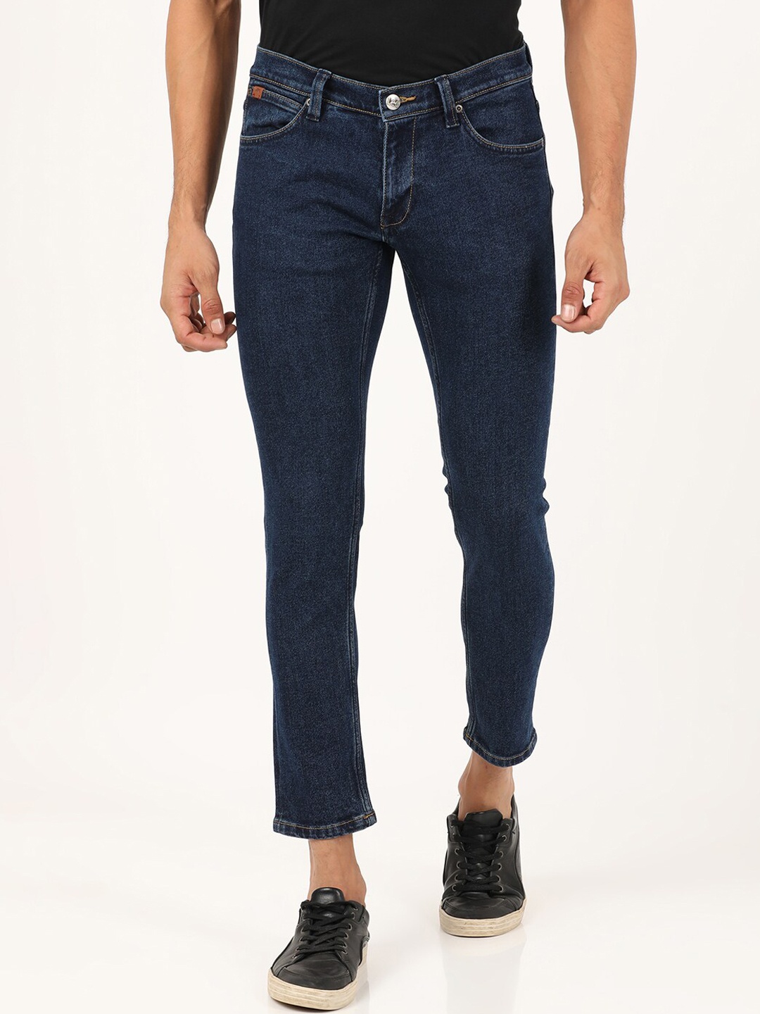

Lee Men Blue Skinny Fit Low-Rise Jeans