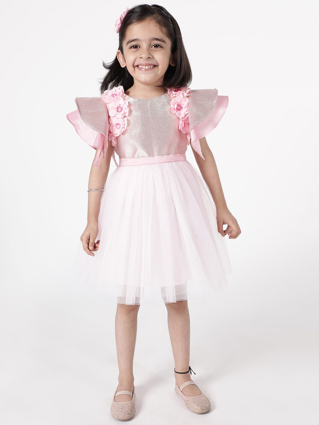 

A Little Fable Pink Floral Dress