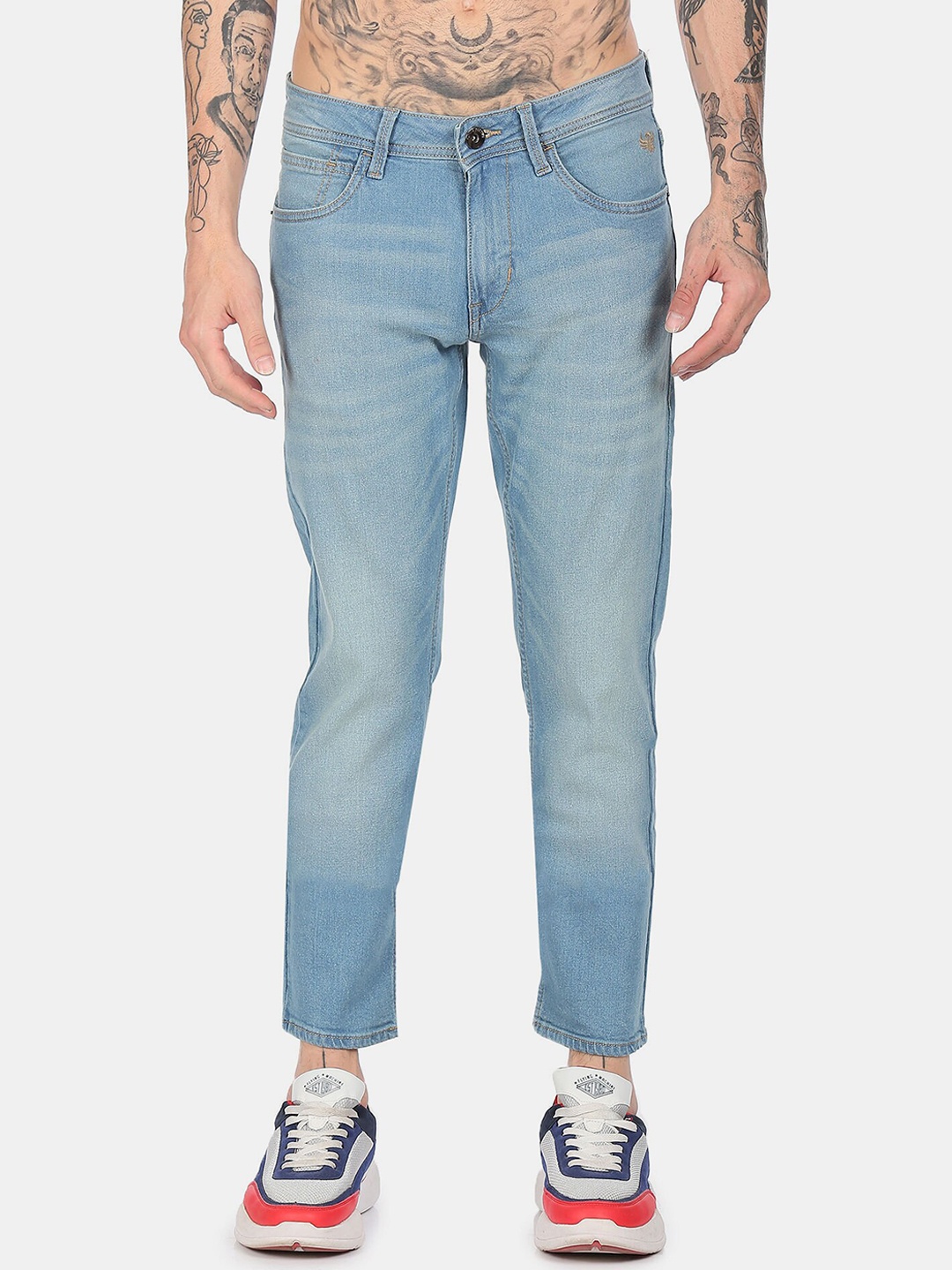 

Flying Machine Men Blue Slim Fit Light Fade Jeans